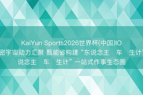 KaiYun Sports2026世界杯(中国)IOS/安卓官方下载 秘密宇宙动力汇聚 甄能省构建 “东说念主・车・生计” 一站式作事生态圈