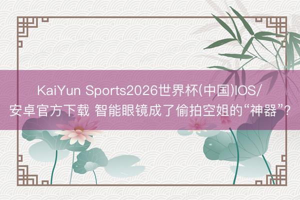 KaiYun Sports2026世界杯(中国)IOS/安卓官方下载 智能眼镜成了偷拍空姐的“神器”？
